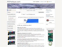 Tablet Screenshot of pcpratique.com